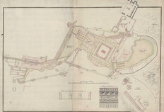 Plan de la Fontaine, plan anonyme [ann&eacute;es 1740-1750], archives m&eacute;diath&egrave;que Carr&eacute; d'Art.  &copy; Ville de N&icirc;mes