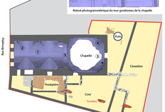 Plan d'ensemble de la fouille et relevés photogrammétriques.