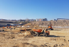 Vue g&eacute;n&eacute;rale du chantier de fouille de Marseille, La Capelette - 2023  &copy; Charlotte Gleize, Inrap