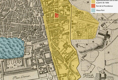 Fig.6 Marseille en 1702, plan Nicolas de Fer,  &copy; BNF d&eacute;partement Cartes et plans