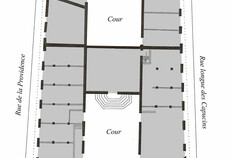 Fig.12 Plan du rez-de-chauss&eacute;e du Mont de Pi&eacute;t&eacute;,  &copy; Archives de l'assainissement de Marseille