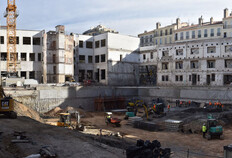 Fig. 15 et 16 : Vue générale du site pendant l'opération de levage de l'épave n°2