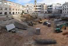 Fig. 15 et 16 : Vue générale du site pendant l'opération de levage de l'épave n°2