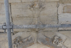 Vue de d&eacute;tail de la fen&ecirc;tre gothique orientale.Cath&eacute;drale Notre Dame et Saint Castor, N&icirc;mes (Gard), 2022/2025  &copy; Odile Maufras, Inrap